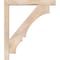 Ekena Millwork Balboa Block Smooth Bracket w/ Offset Brace, Douglas Fir, 5 1/2"W x 38"D x 44"H BKT0604X38X44BOA05SDF - alternate 3